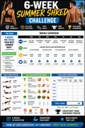 6 Week Summer Shred Challenge Template