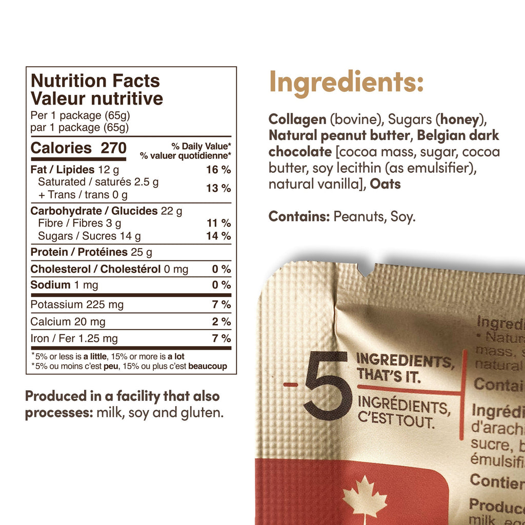 Peanut Butter Cup Protein Bars (Box of 12)